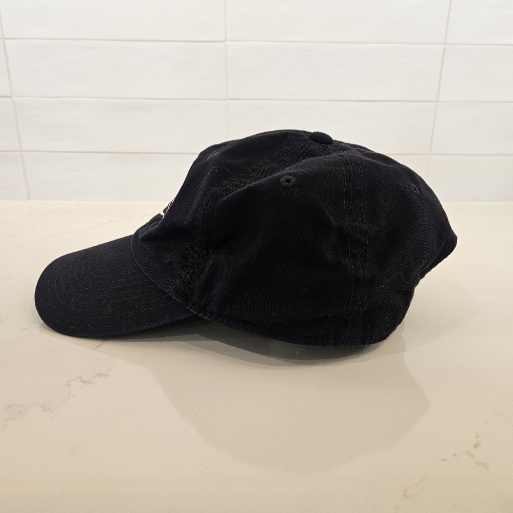 Nike Atlanta Braves Tomahawk Dark Blue Cap Hat One Size Adjustable Nike Swoosh - Picture 6 of 7